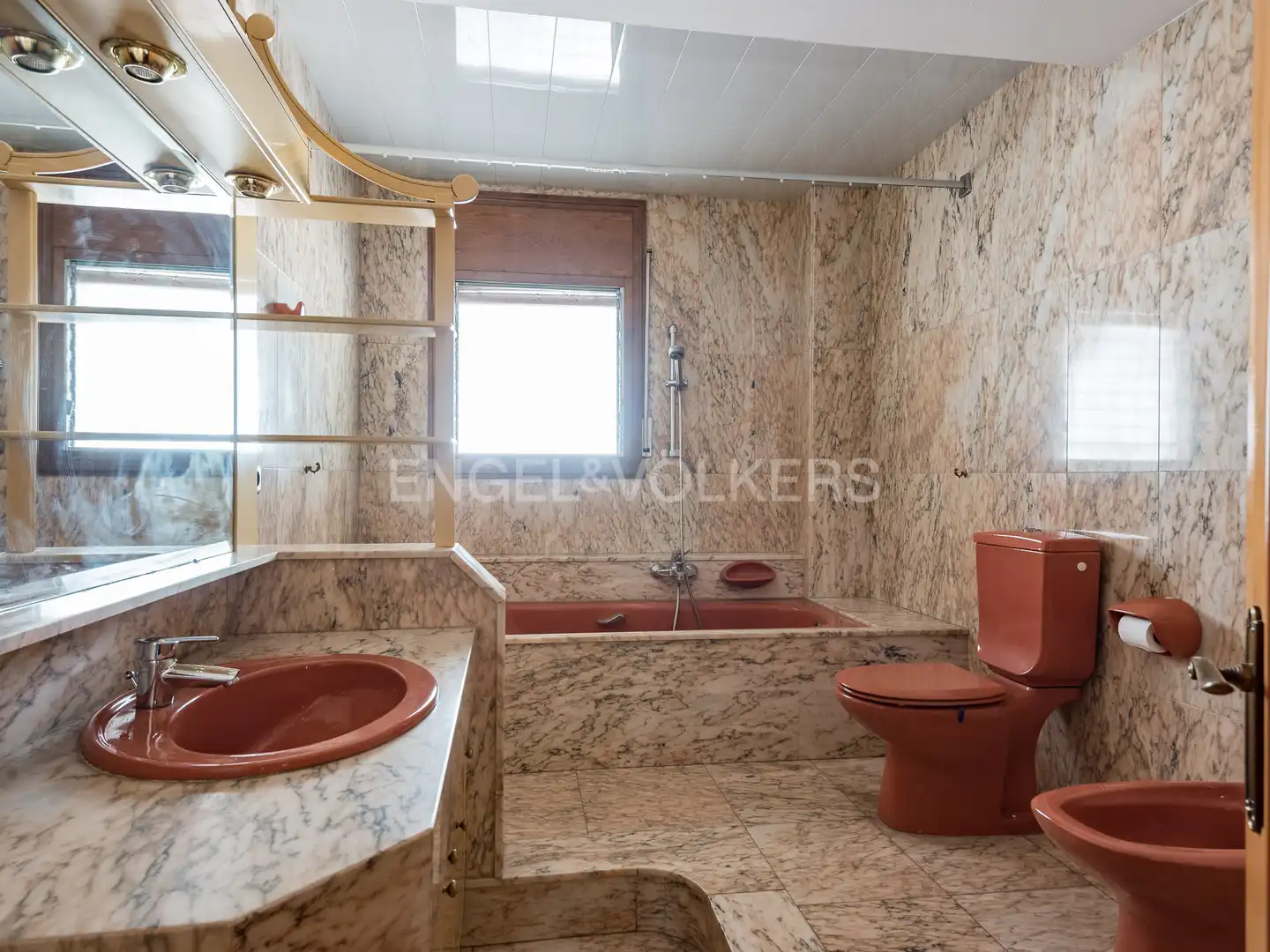 Badezimmer von Haus oder Chalet zum Verkauf in Caldes de Montbui mit Heizung und Parkett