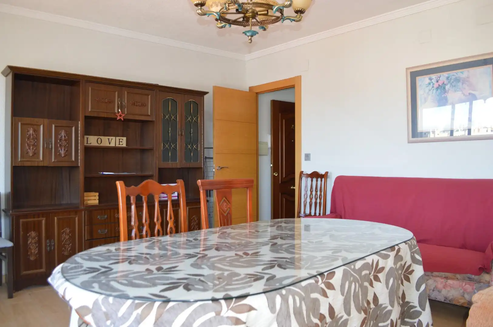 Dining room of Flat for rent in Granada  with Air Conditioner, Furnished and Balcony