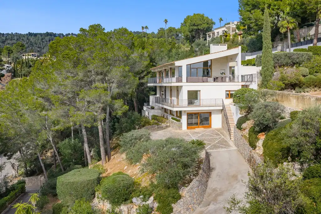 Außenansicht von Haus oder Chalet zur Miete in  Palma de Mallorca mit Klimaanlage, Privatgarten und Terrasse