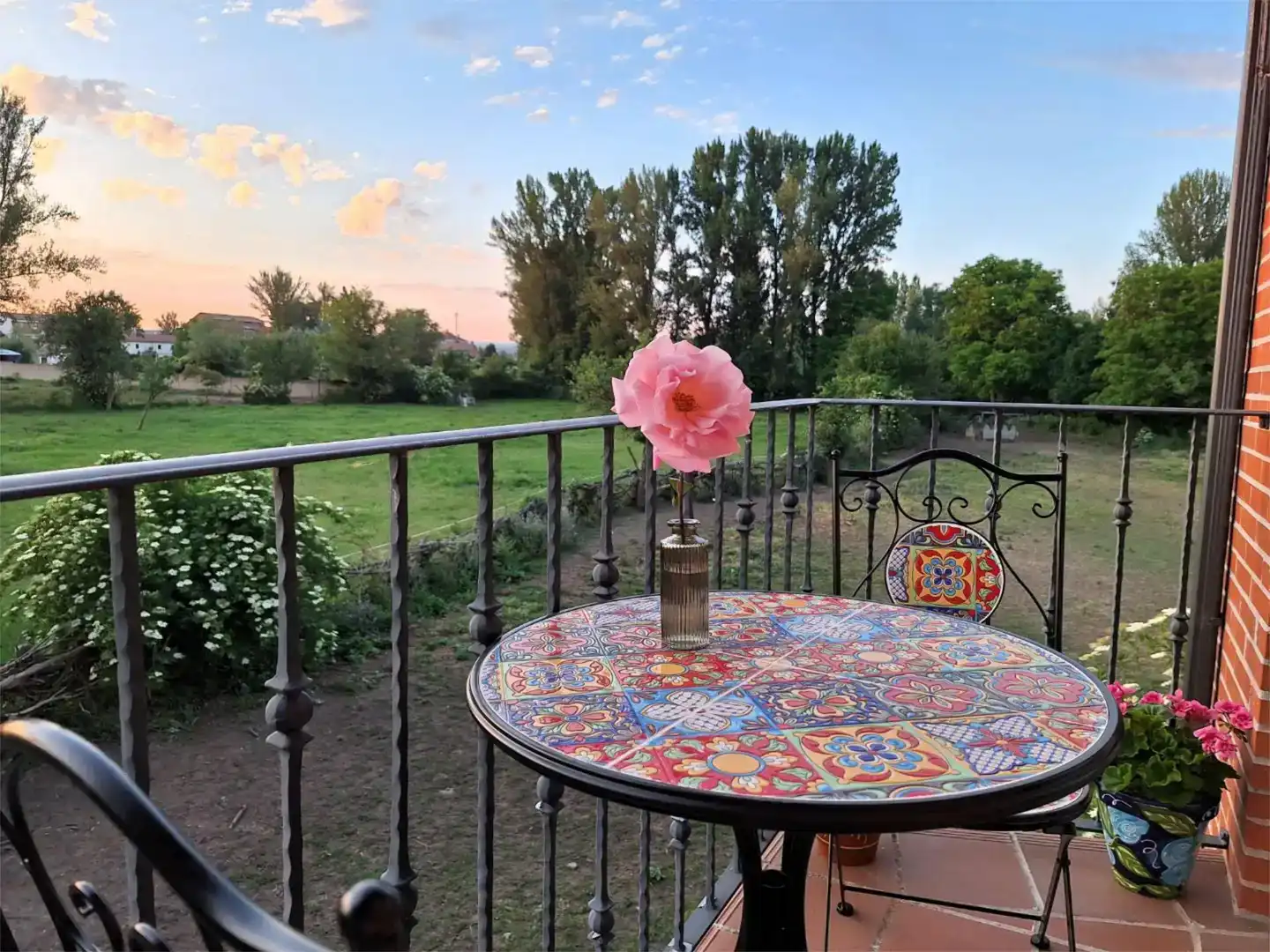 Terrace of Flat for share in Villaquilambre  with Parquet flooring, Furnished and Balcony