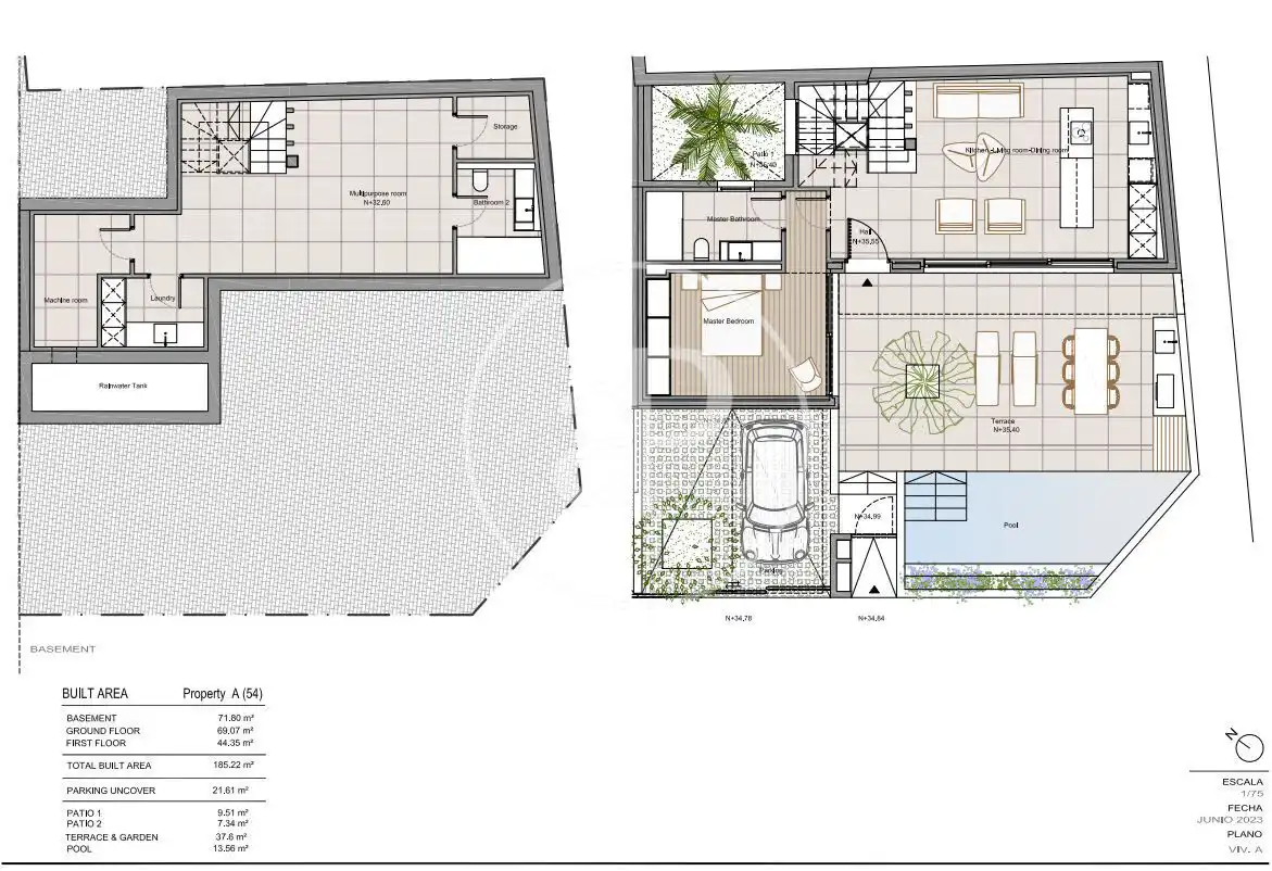 Casa amb piscina en venda a Ponent