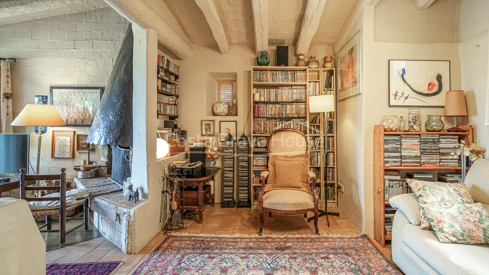 Living room of Houses for sale in Begur  with Heating, Private garden and Terrace