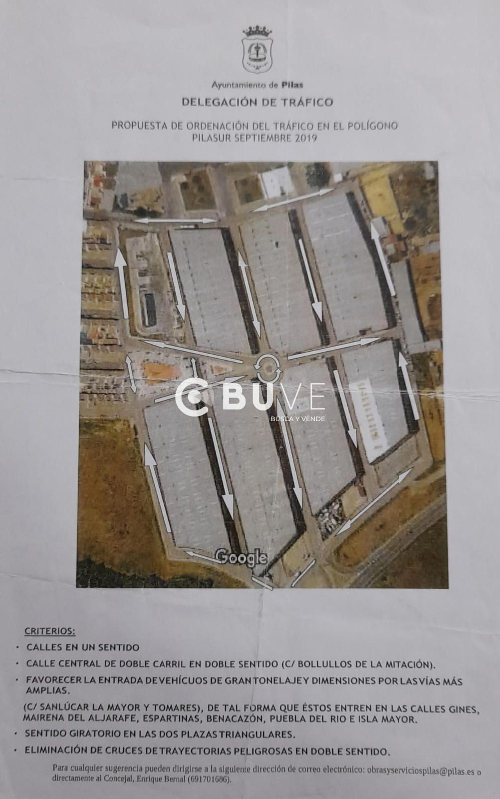Parking of Industrial buildings for sale in Pilas