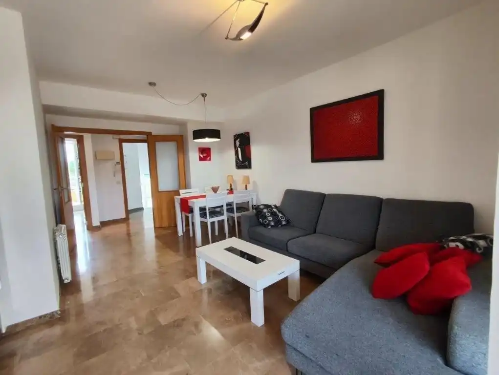 Sala d'estar de Apartament en venda en Dénia amb Aire condicionat, Calefacció i Terrassa