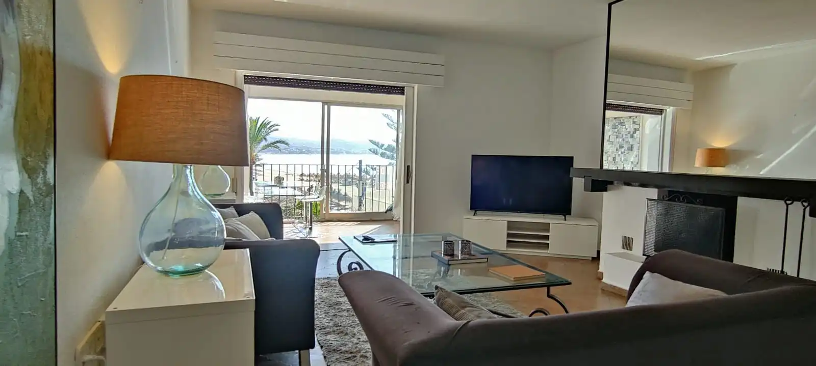 Sala d'estar de Pis en venda en Marbella amb Aire condicionat, Calefacció i Terrassa