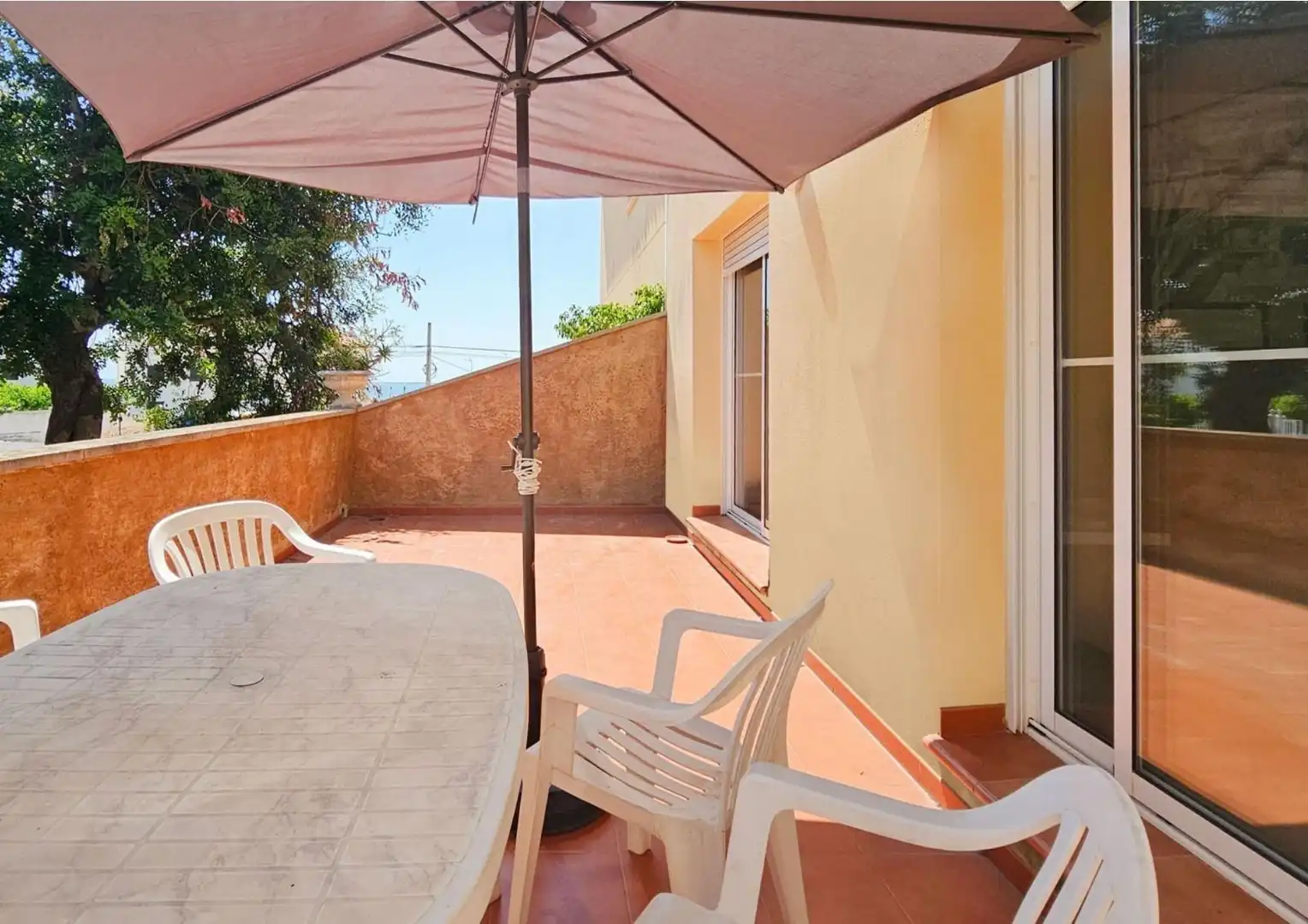 Terrassa de Casa adosada en venda en Alcanar amb Calefacció, Jardí privat i Terrassa