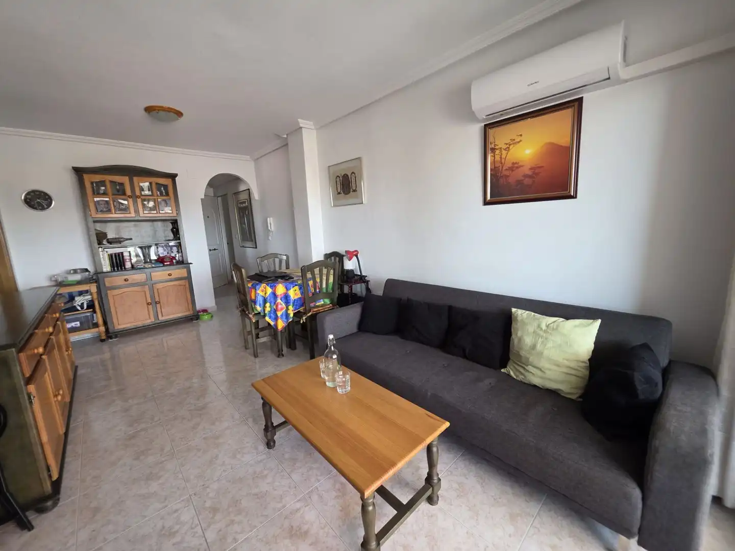 Wohnzimmer von Wohnungen zum Verkauf in Santa Pola mit Klimaanlage, Terrasse und Möbliert