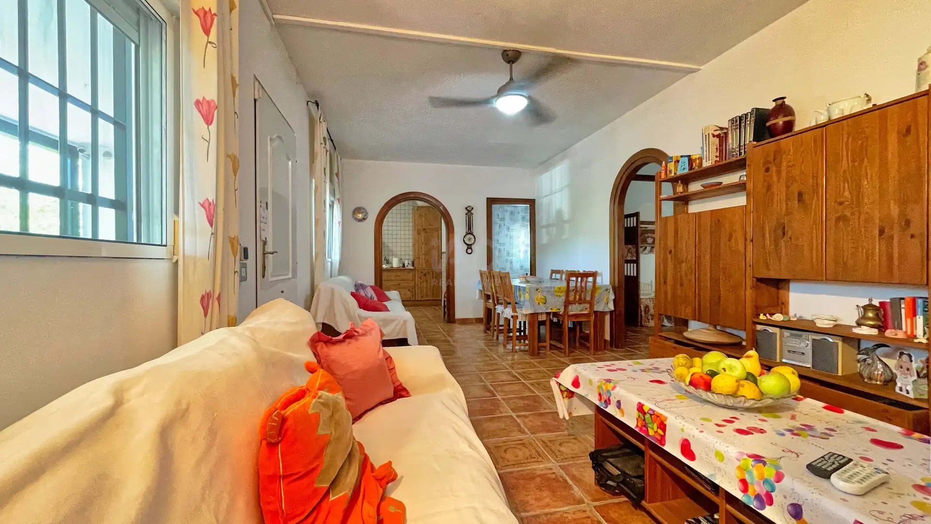 Sala d'estar de Casa o xalet en venda en La Vall de Gallinera amb Calefacció i Terrassa