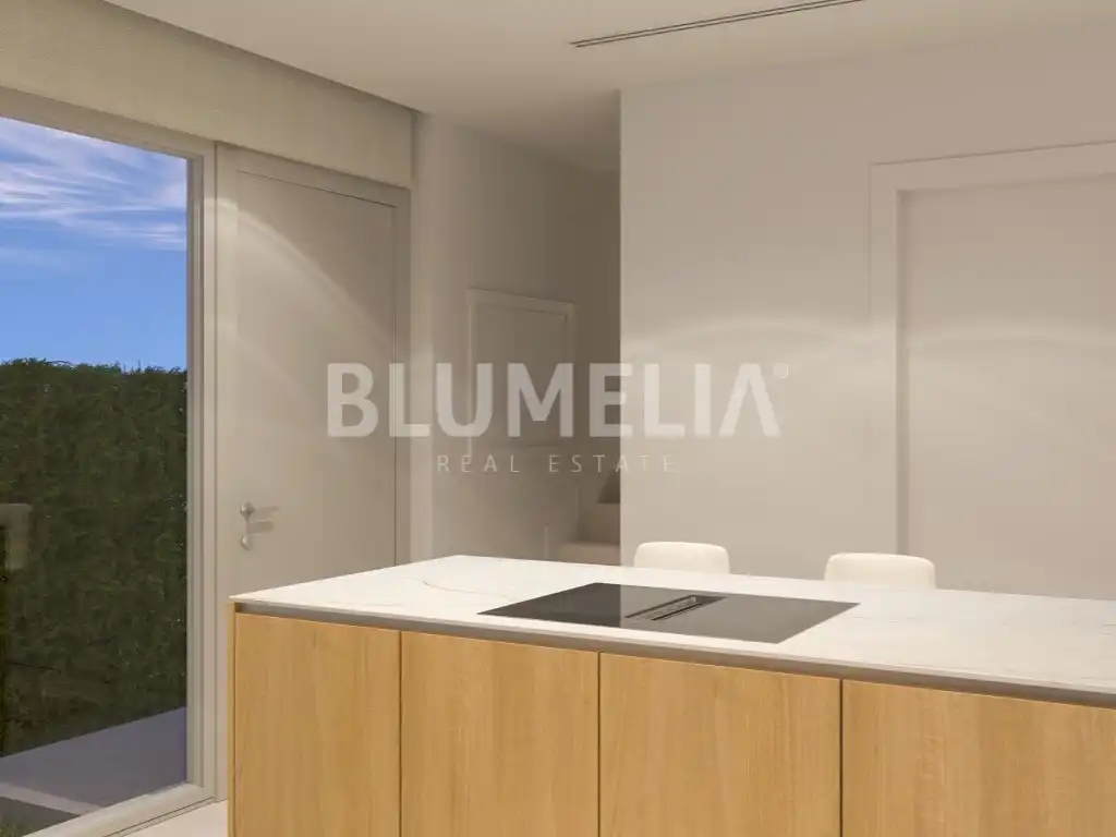 Cuina de Apartament en venda en Oliva amb Aire condicionat, Calefacció i Jardí privat