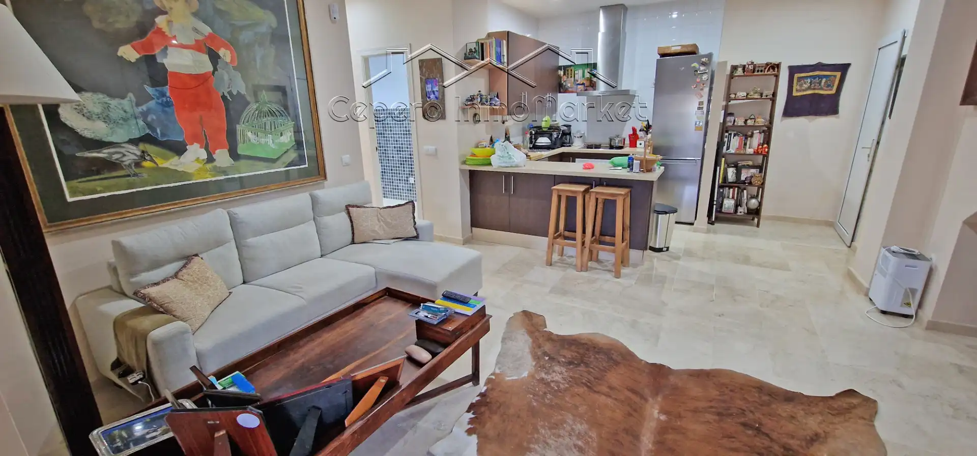 Sala d'estar de Planta baixa en venda en El Puerto de Santa María amb Aire condicionat, Terrassa i Alarma