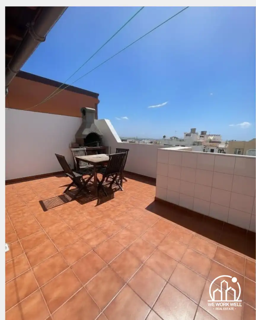 Terrassa de Casa adosada en venda en Puerto del Rosario amb Jardí privat, Parquet i Terrassa