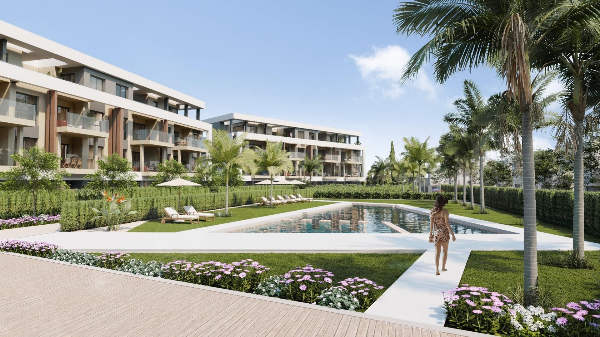 Garden of Apartment for sale in  Murcia Capital  with Air Conditioner, Private garden and Terrace