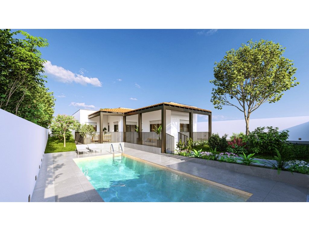 Swimming pool of House or chalet for sale in Cunit  with Air Conditioner, Private garden and Terrace