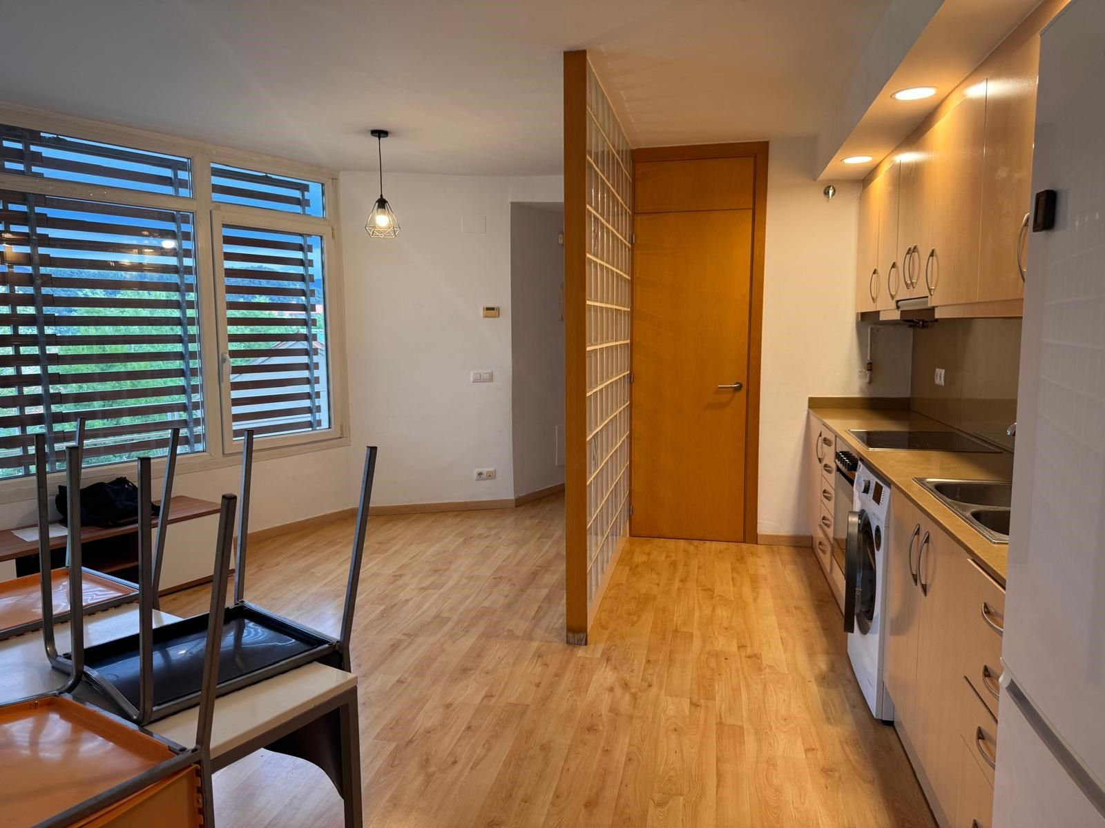 Kitchen of Flat to rent in Olot  with Heating, Furnished and Balcony