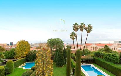 Garden of Single-family semi-detached for sale in  Barcelona Capital  with Air Conditioner, Terrace and Swimming Pool