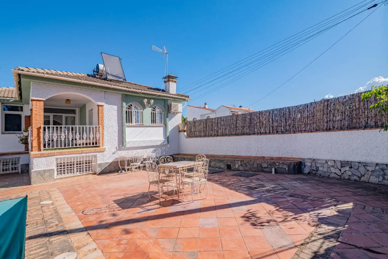 Terraza de Casa o chalet en venta en Albolote con Aire acondicionado, Jardín privado y Piscina
