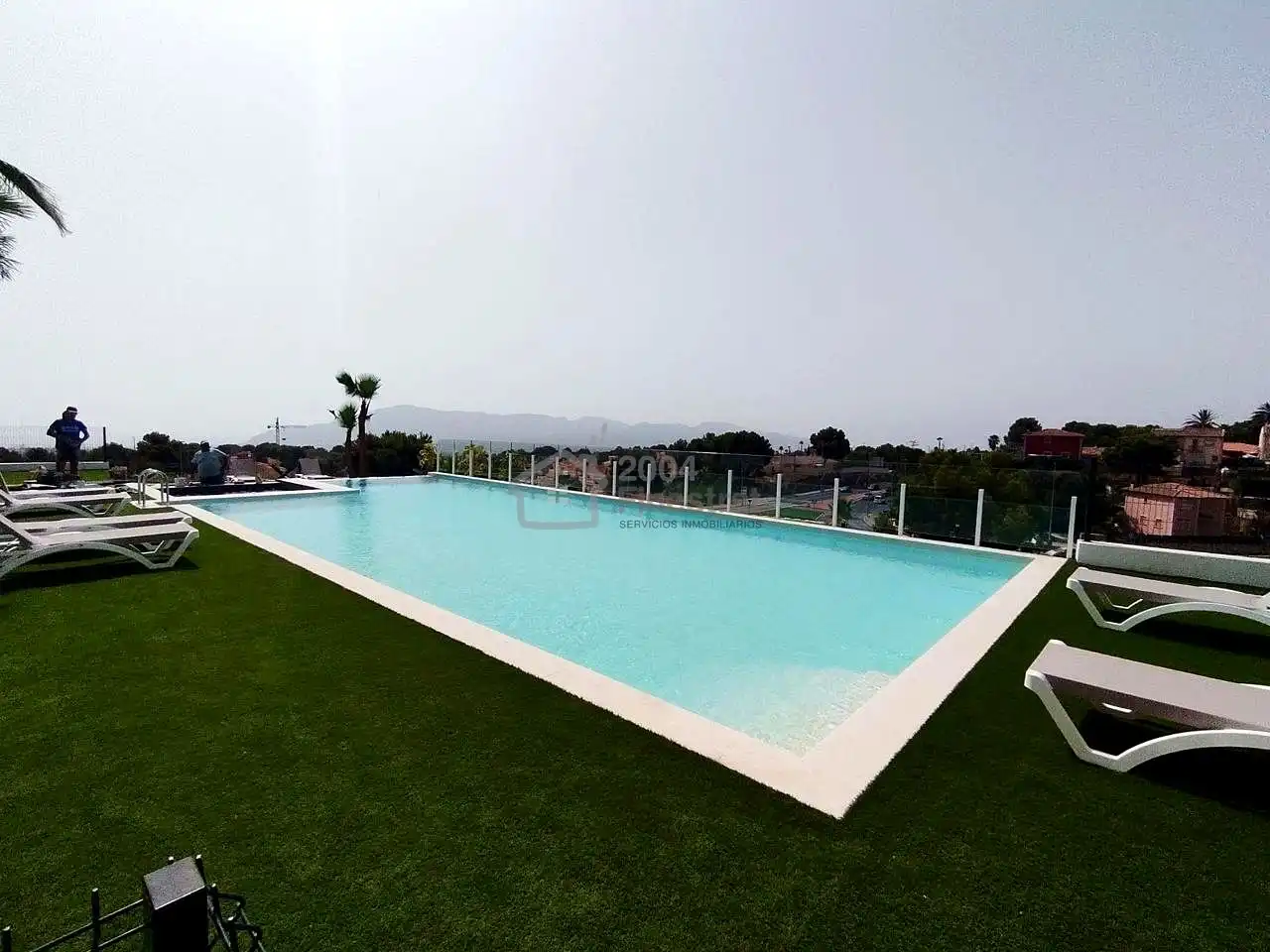 Piscina de Casa adosada en venta en La Nucia con Aire acondicionado, Jardín privado y Terraza