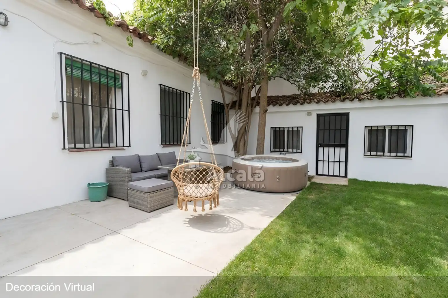 Terraza de Casa adosada en venta en Alcalá de Henares