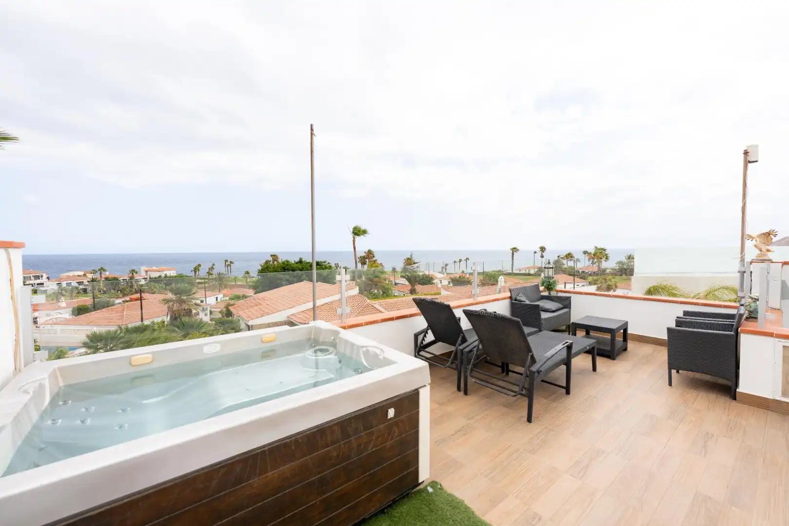 Terrassa de Casa o xalet en venda en San Miguel de Abona amb Aire condicionat, Jardí privat i Terrassa