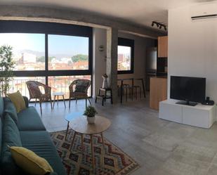 Living room of Flat to rent in Málaga Capital  with Air Conditioner and Furnished