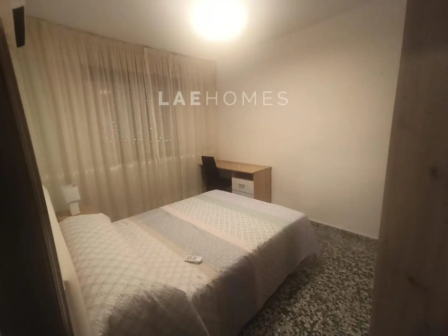 Schlafzimmer von Wohnung zur Miete in Málaga mit Klimaanlage, Heizung und Möbliert