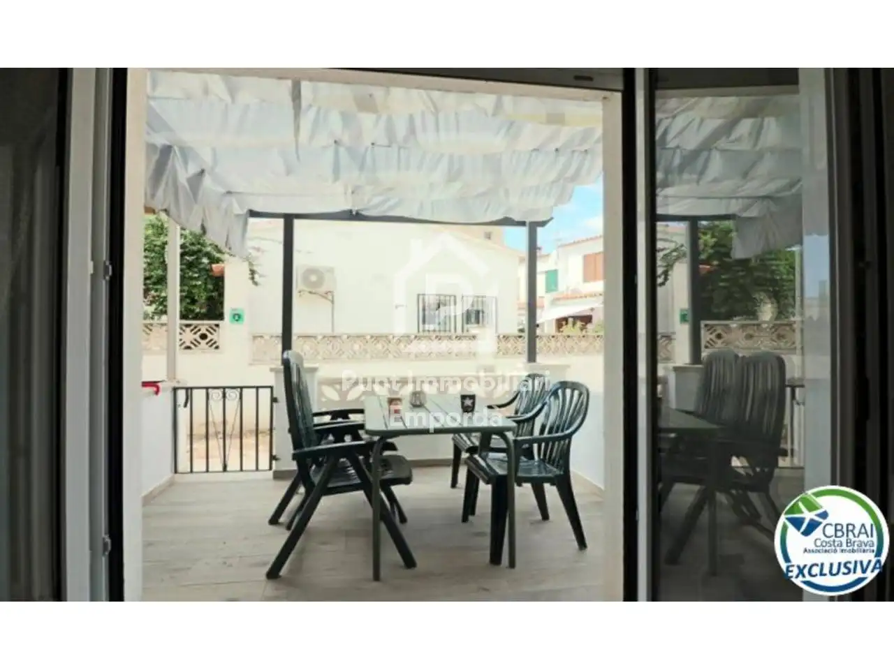 Terrasse von Wohnung zum Verkauf in Empuriabrava mit Parkett, Terrasse und Möbliert