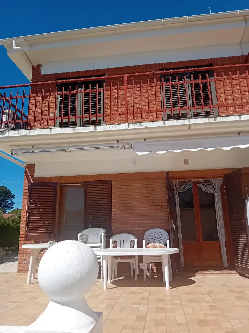 Terrasse von Einfamilien-Reihenhaus zum Verkauf in L'Ametlla de Mar  mit Klimaanlage, Terrasse und Schwimmbad