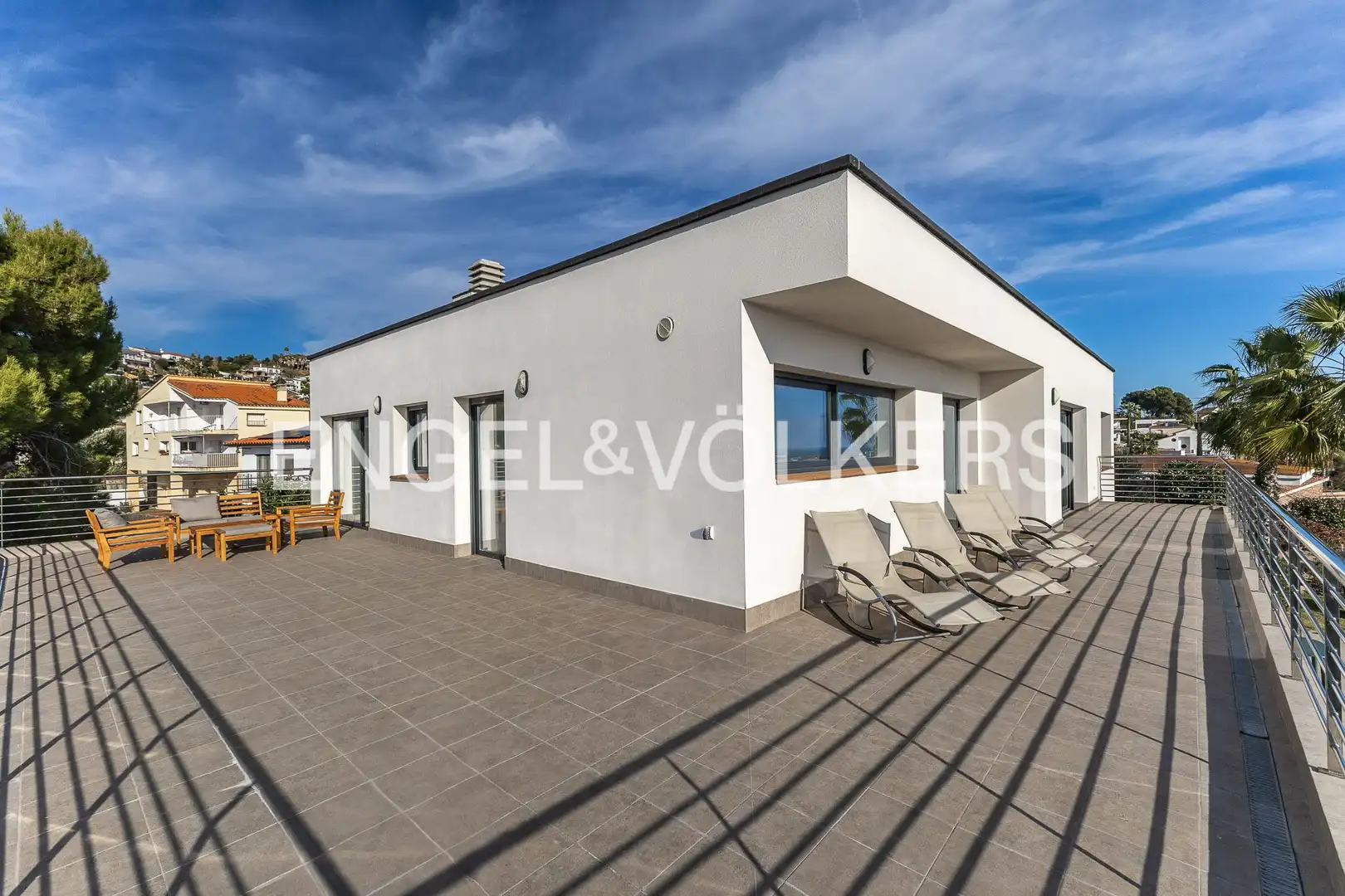 Terrace of Houses for rent in Santa Susanna  with Air Conditioner, Heating and Private garden