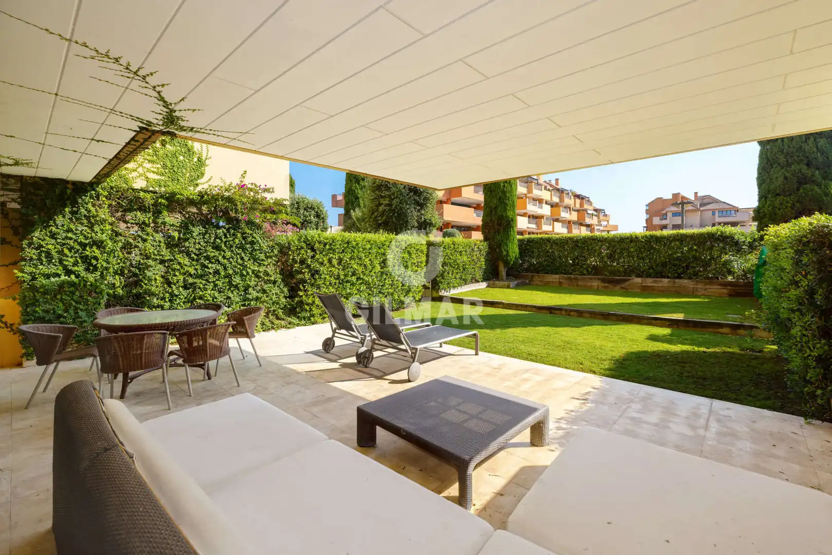 Terraza de Apartamento en venta en Sotogrande con Calefacción, Jardín privado y Trastero