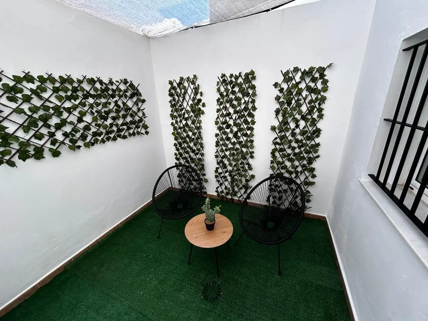 Terraza de Casa adosada en venta en Paterna de Rivera con Aire acondicionado, Jardín privado y Terraza