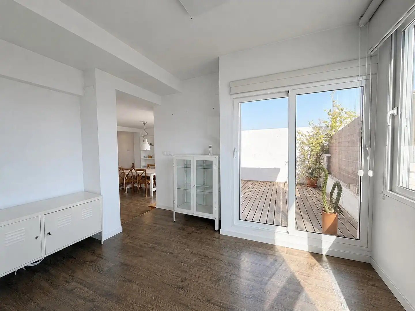 Außenansicht von Dachboden zur Miete in Valencia mit Klimaanlage, Terrasse und Möbliert