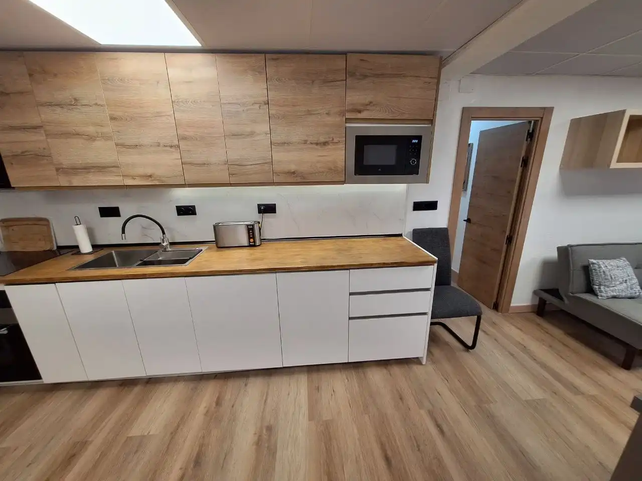 Cocina de Piso de alquiler en Burjassot con Aire acondicionado, Amueblado y Horno