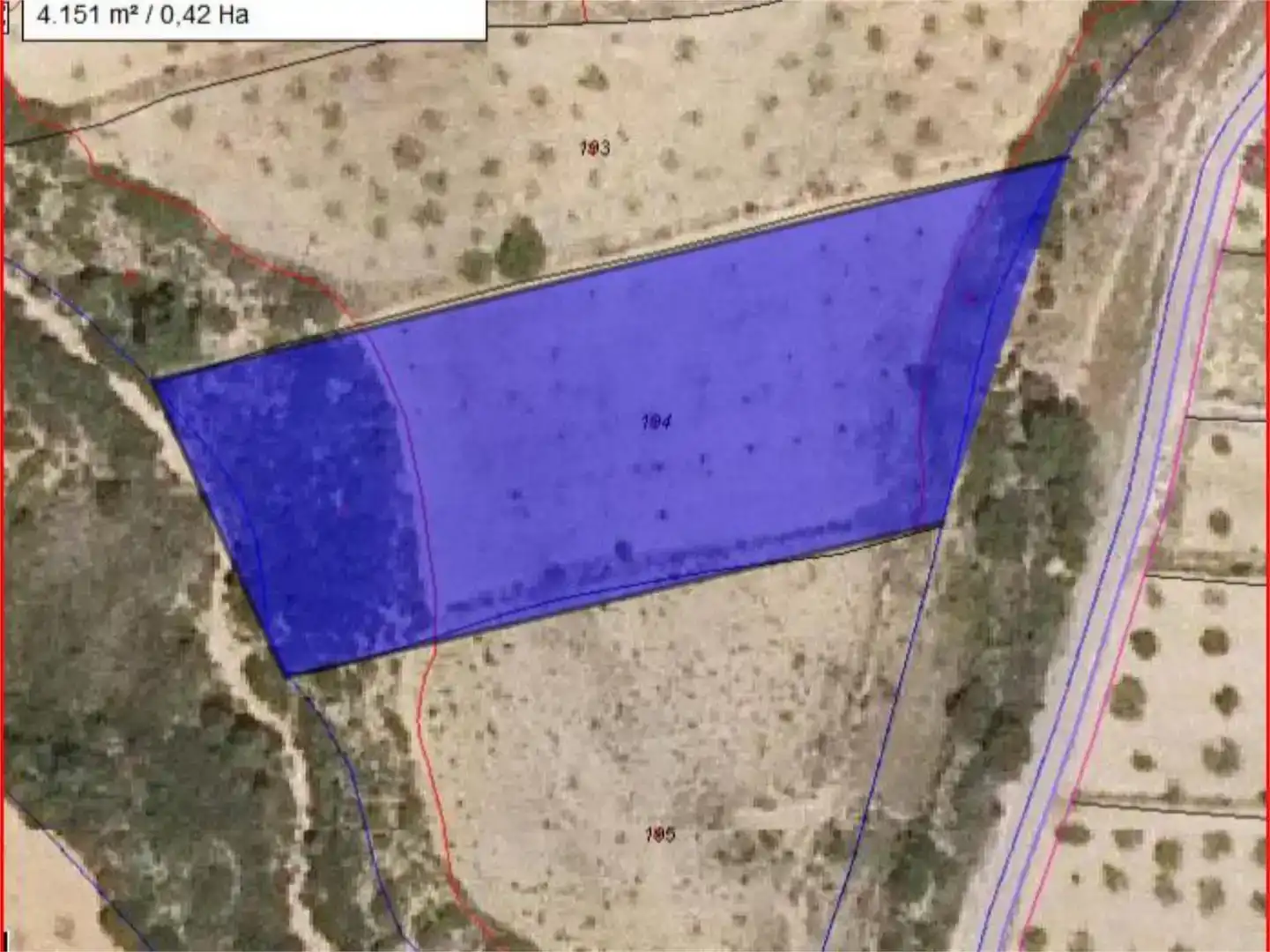 Land for sale in Higueruelas