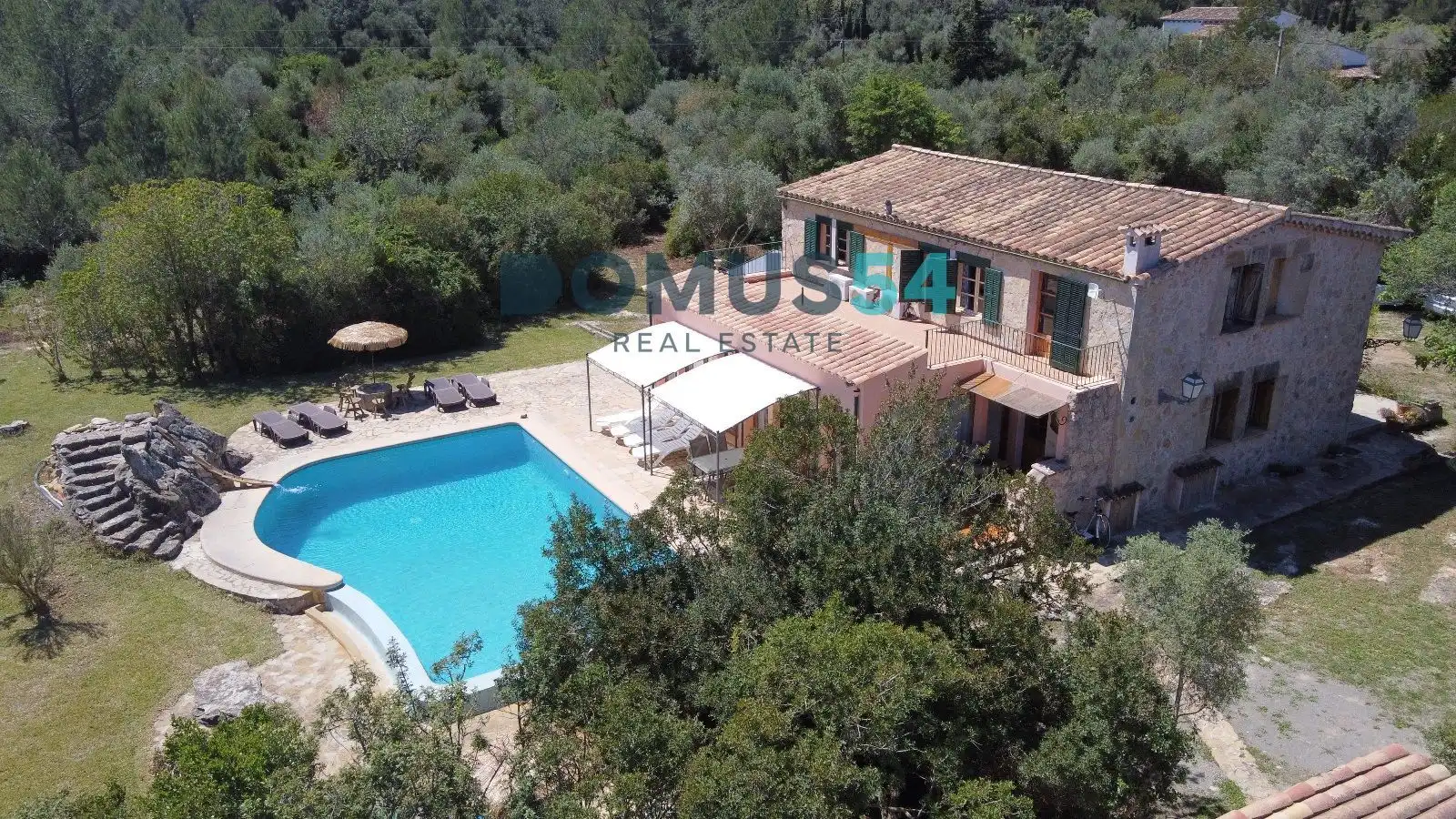 Exterior view of Country homes for sale in Pollença  with Air Conditioner, Heating and Swimming Pool