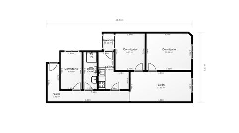 Photo 3 of Flat for rent in Llatí, Santa Coloma de Gramenet