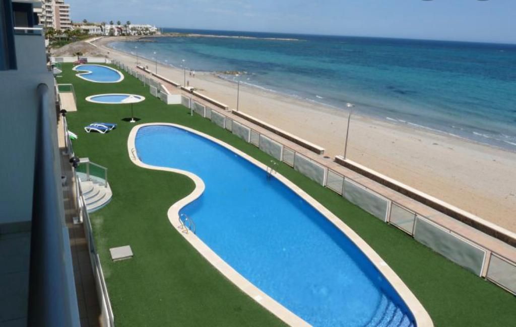 Swimming pool of Apartment for sale in La Manga del Mar Menor  with Air Conditioner, Heating and Private garden