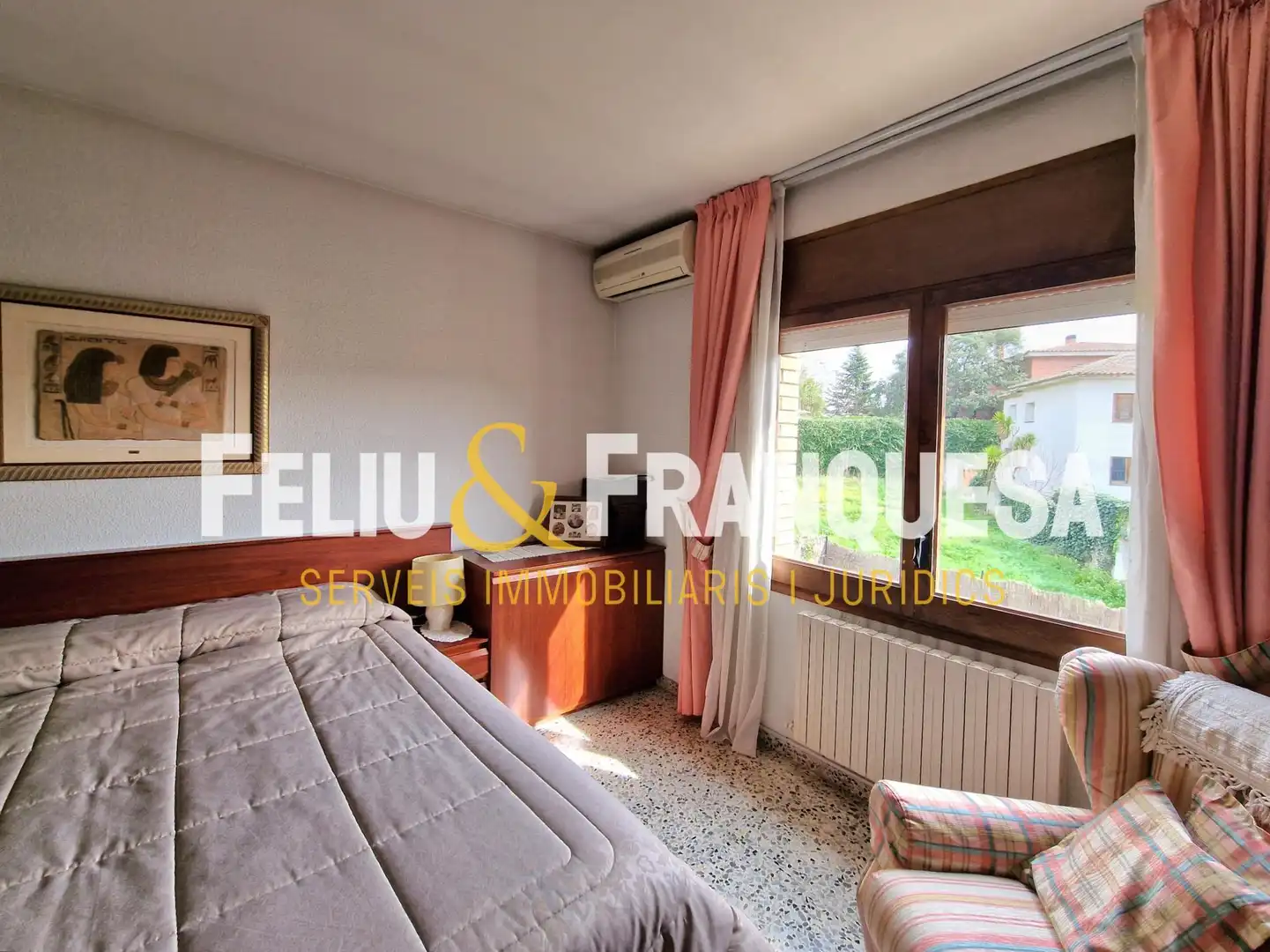 Bedroom of Houses for sale in Sant Cugat del Vallès  with Heating, Private garden and Terrace