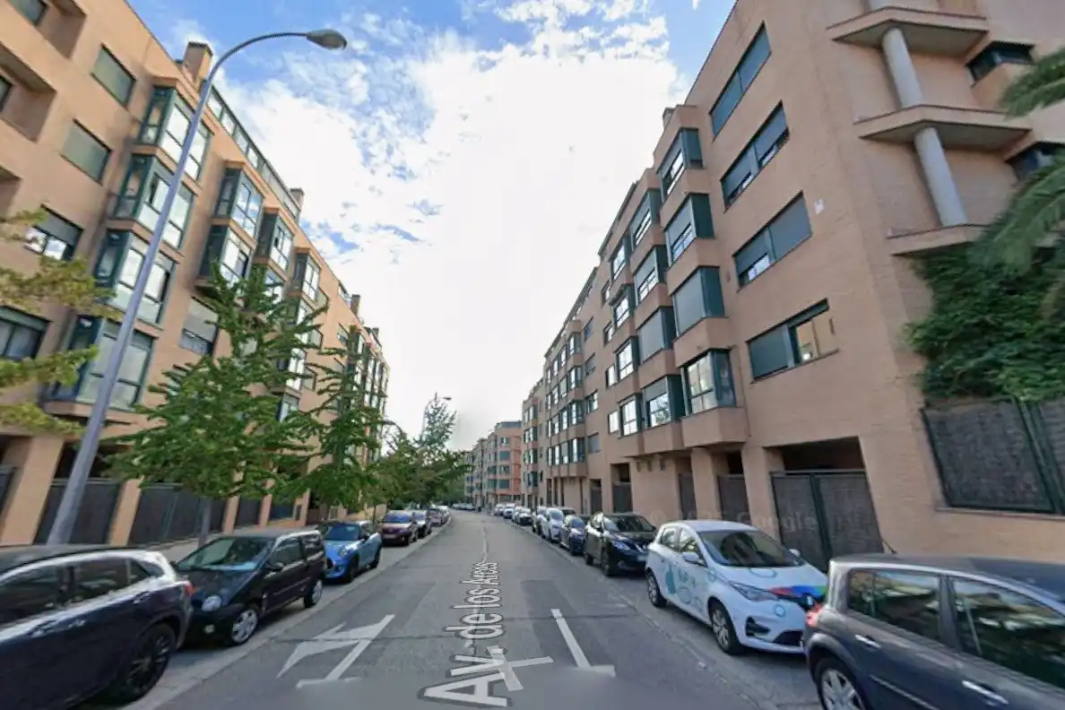 Vista exterior de Garaje de alquiler en Madrid