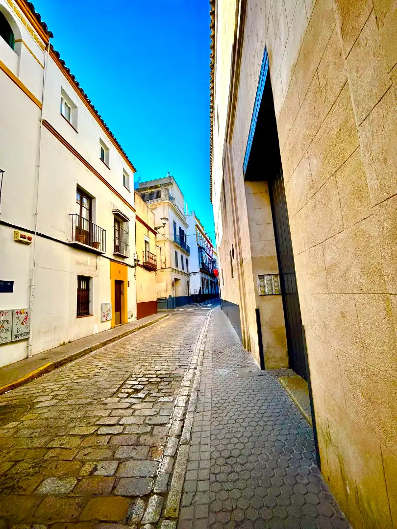 Exterior view of Ground floor for sale in  Sevilla Capital  with Air Conditioner, Furnished and Washing machine