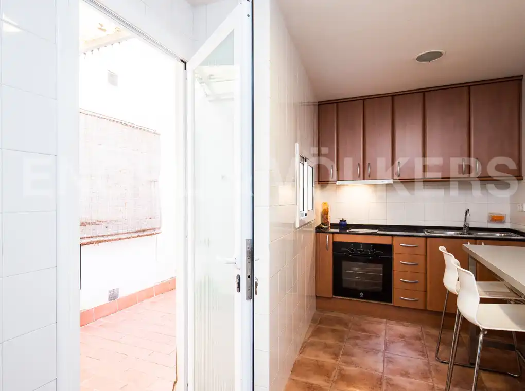 Kitchen of Flat for sale in Barcelona  with Heating