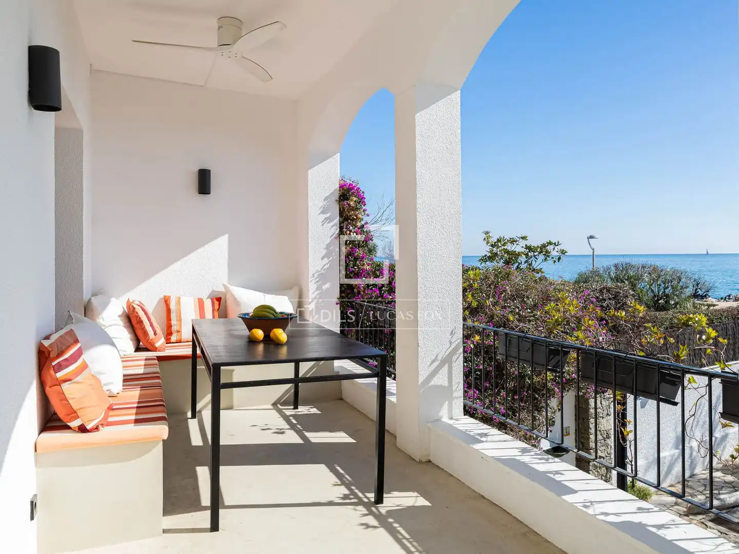 Terraza de Casa o chalet de alquiler en Caldes d'Estrac con Aire acondicionado, Calefacción y Jardín privado