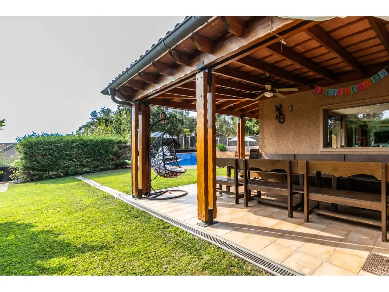 Terrassa de Casa o xalet en venda en Castellar del Vallès amb Aire condicionat, Calefacció i Jardí privat