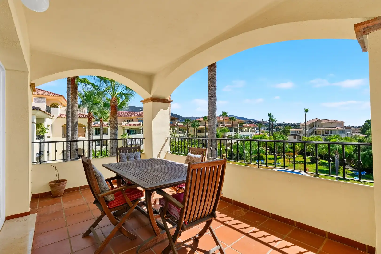 Terrace of Flat for sale in Mijas  with Air Conditioner, Terrace and Storage room