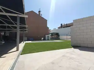 Terrace of Detached homes for sale in Villanueva de la Cañada  with Air Conditioner, Heating and Private garden