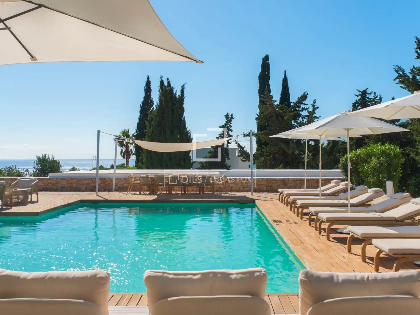 Piscina de Casa o chalet en venta en Sant Josep de sa Talaia con Aire acondicionado, Jardín privado y Terraza