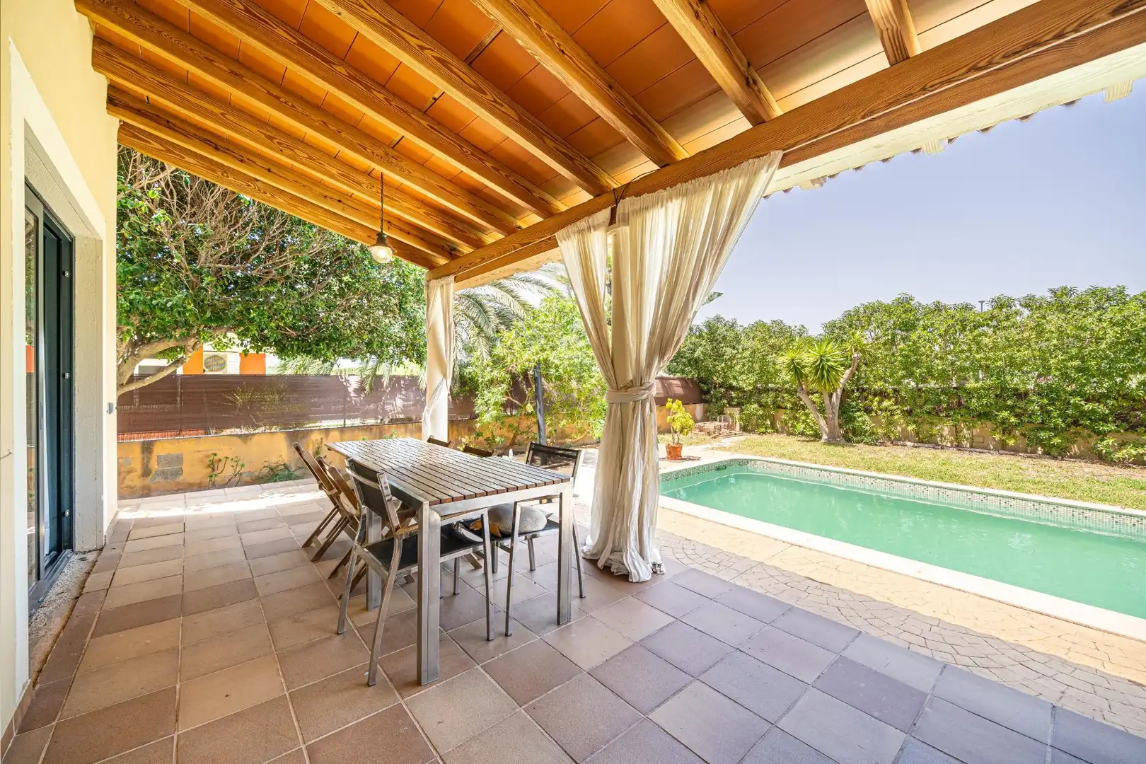 Terrassa de Casa o xalet en venda en Marratxí amb Jardí privat, Terrassa i Piscina
