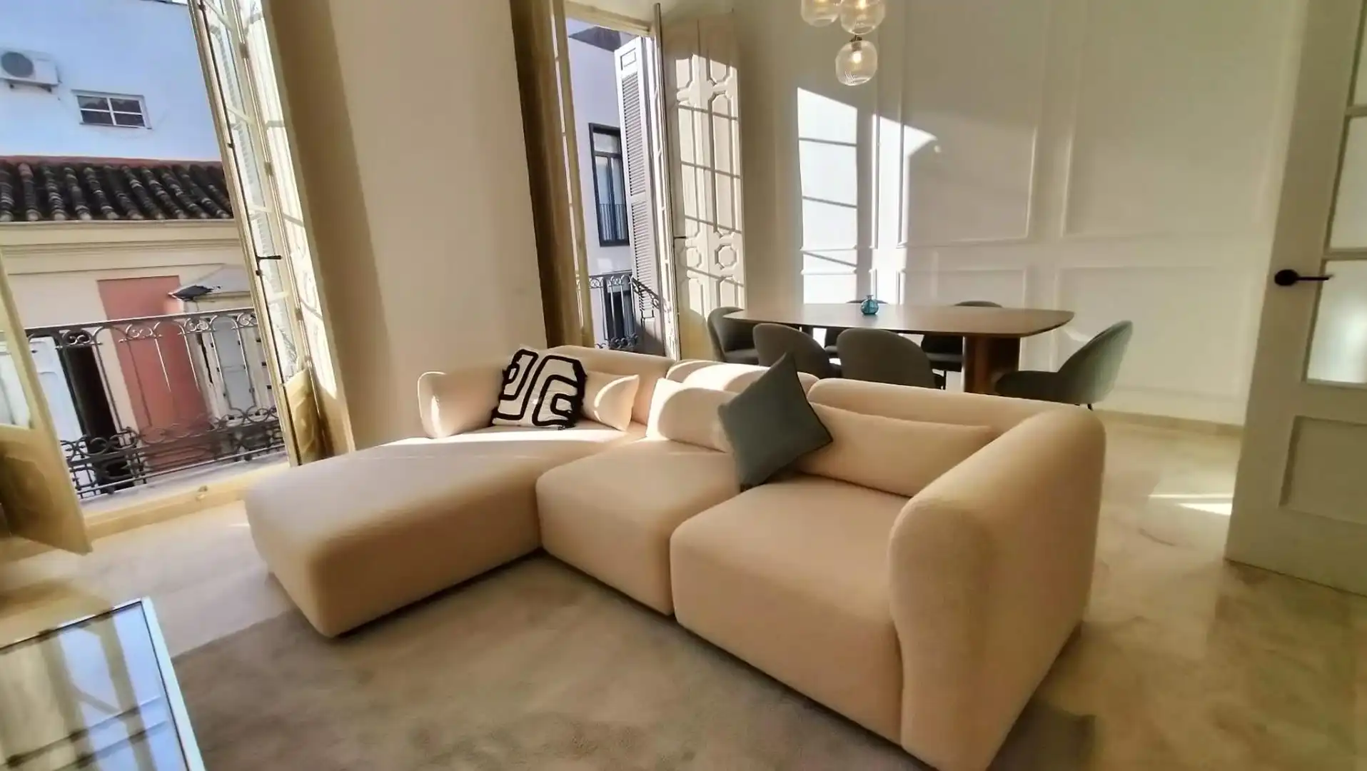 Living room of Flat for sale in Málaga  with Terrace and Balcony