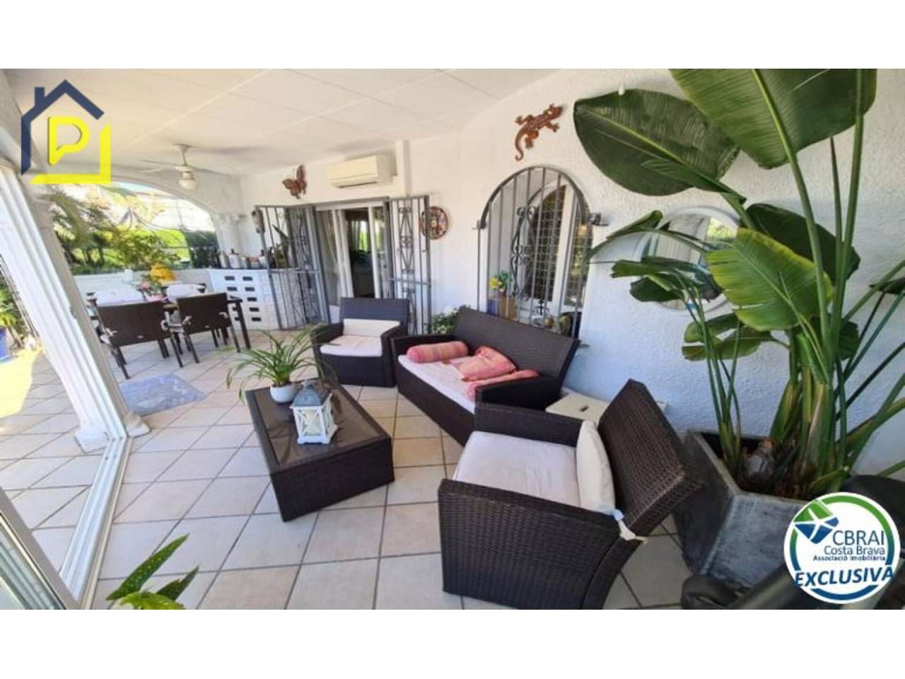 Terrace of House or chalet for sale in Empuriabrava  with Air Conditioner, Private garden and Terrace