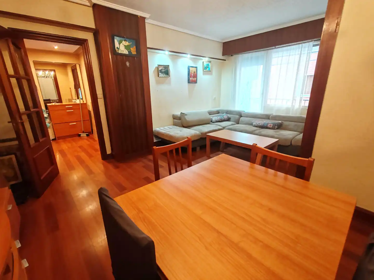 Sala de estar de Piso en venta en Bilbao  con Calefacción, Amueblado y Horno