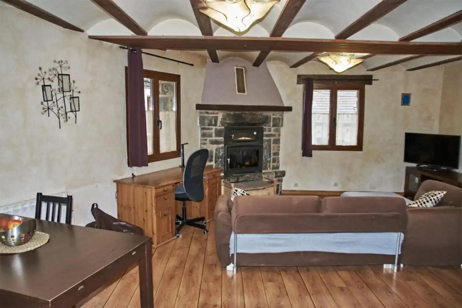 Sala de estar de Casa o chalet en venta en Torla - Ordesa con Balcón